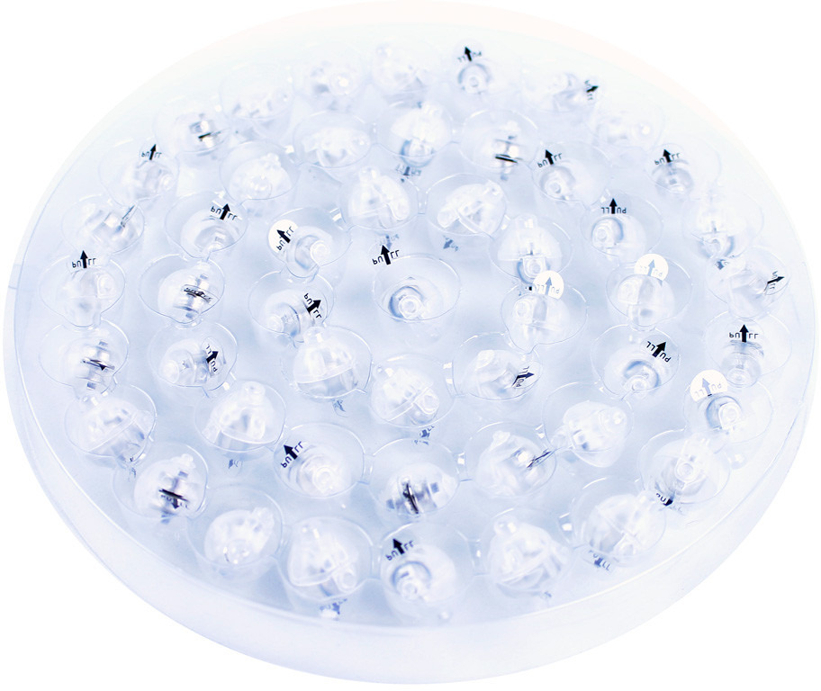 LED svetielka farebné blikajúce 50 ks/blister