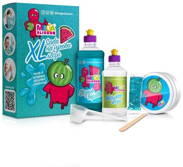 Megaslizoun – sada na výrobu slizu XL, tyrkysová