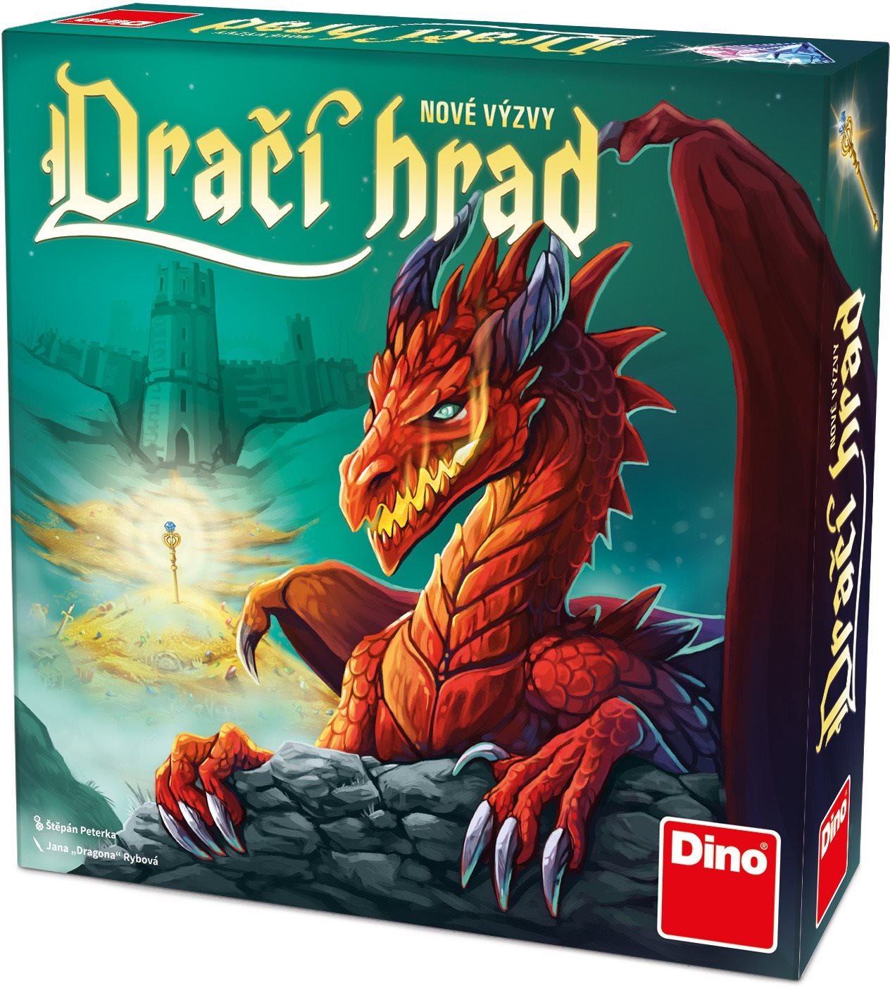 Dino Dračí hrad nové výzvy rodinná hra
