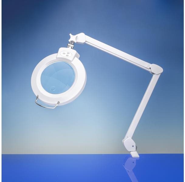 Lightcraft stolová lampa LED Pro XL s lupou 175 mm