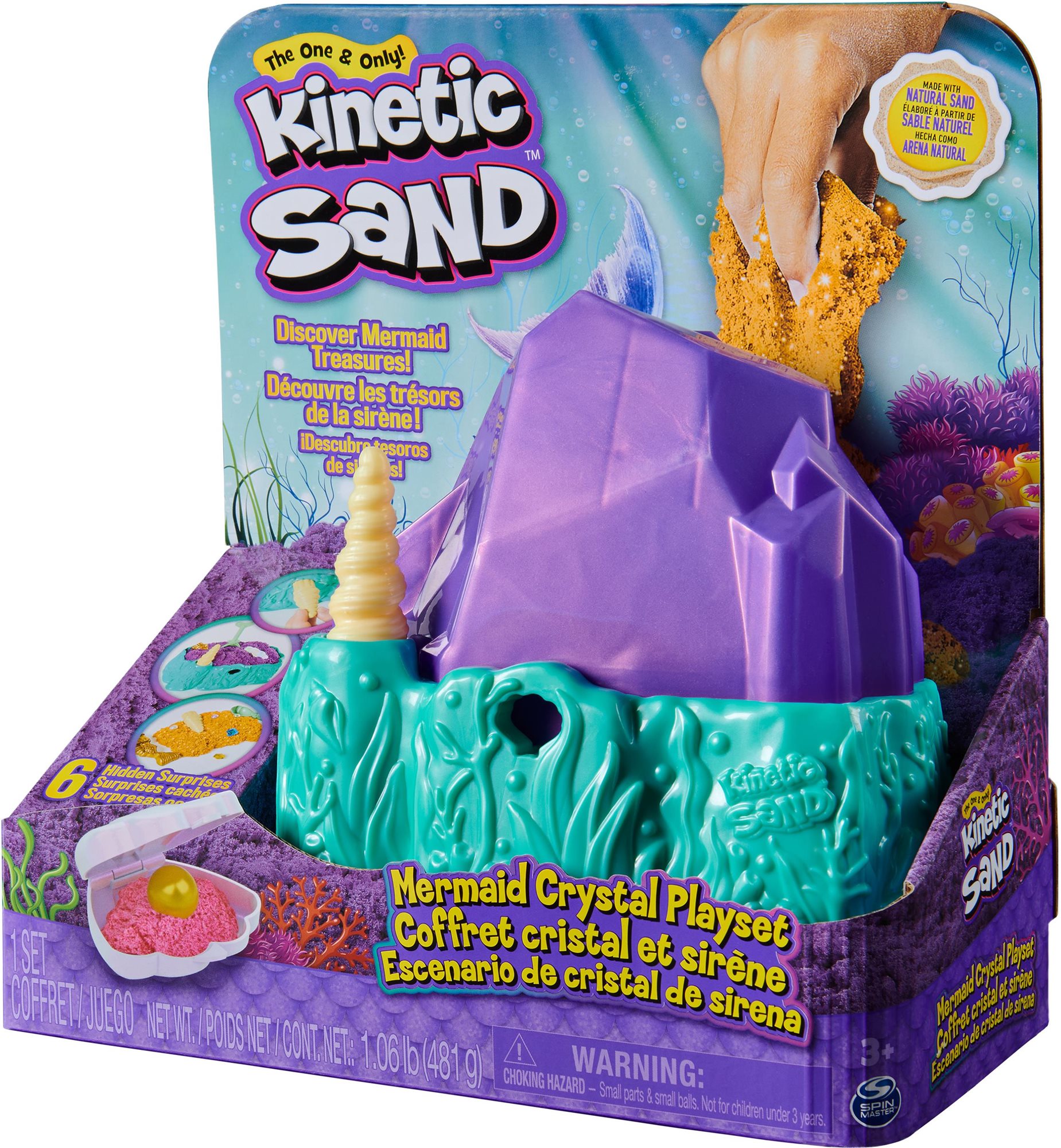 Kinetic Sand Korálový útes veľká hracia súprava