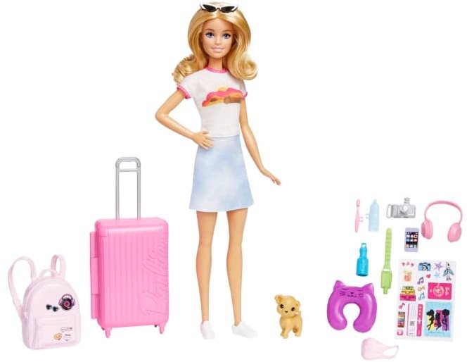 Barbie Bábika Malibu Na Cestách