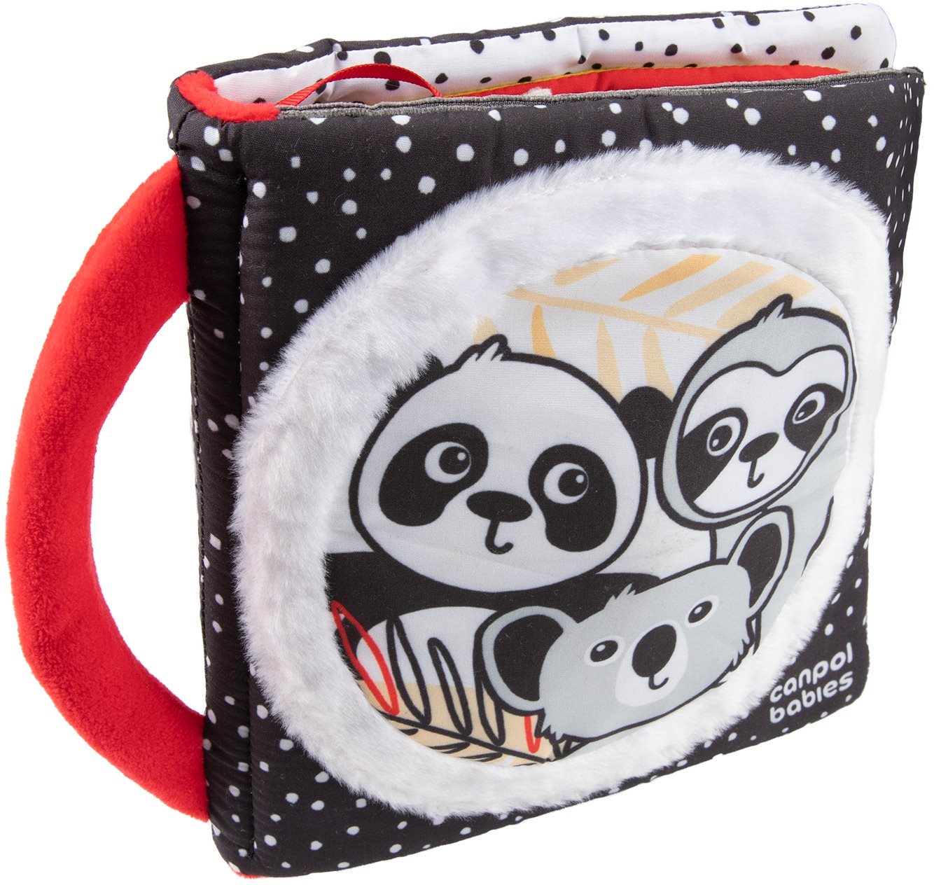 Canpol babies Senzorická knižka Panda BabiesBoo