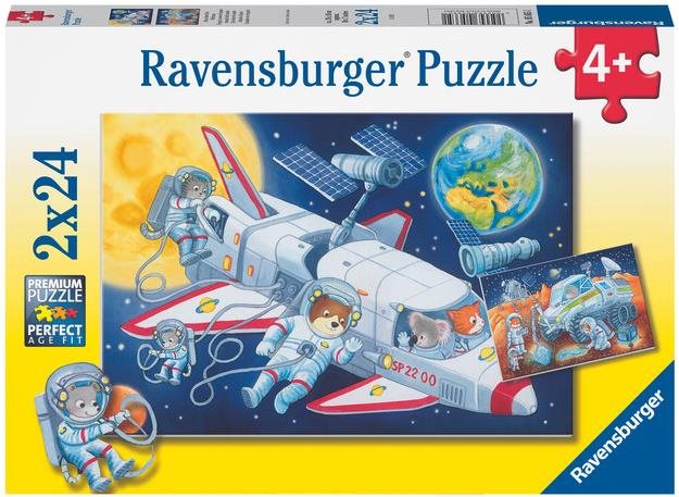 Ravensburger Puzzle 056651 Cesta Vesmírom 2X24 Dielikov