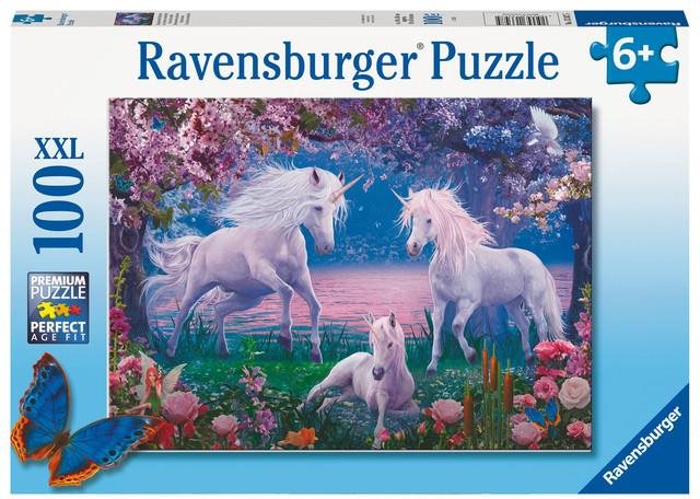 Ravensburger Puzzle 133475 Prekrásne Jednorožce 100 Dielikov