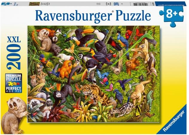 Ravensburger Puzzle 133512 Dažďový Prales 200 Dielikov