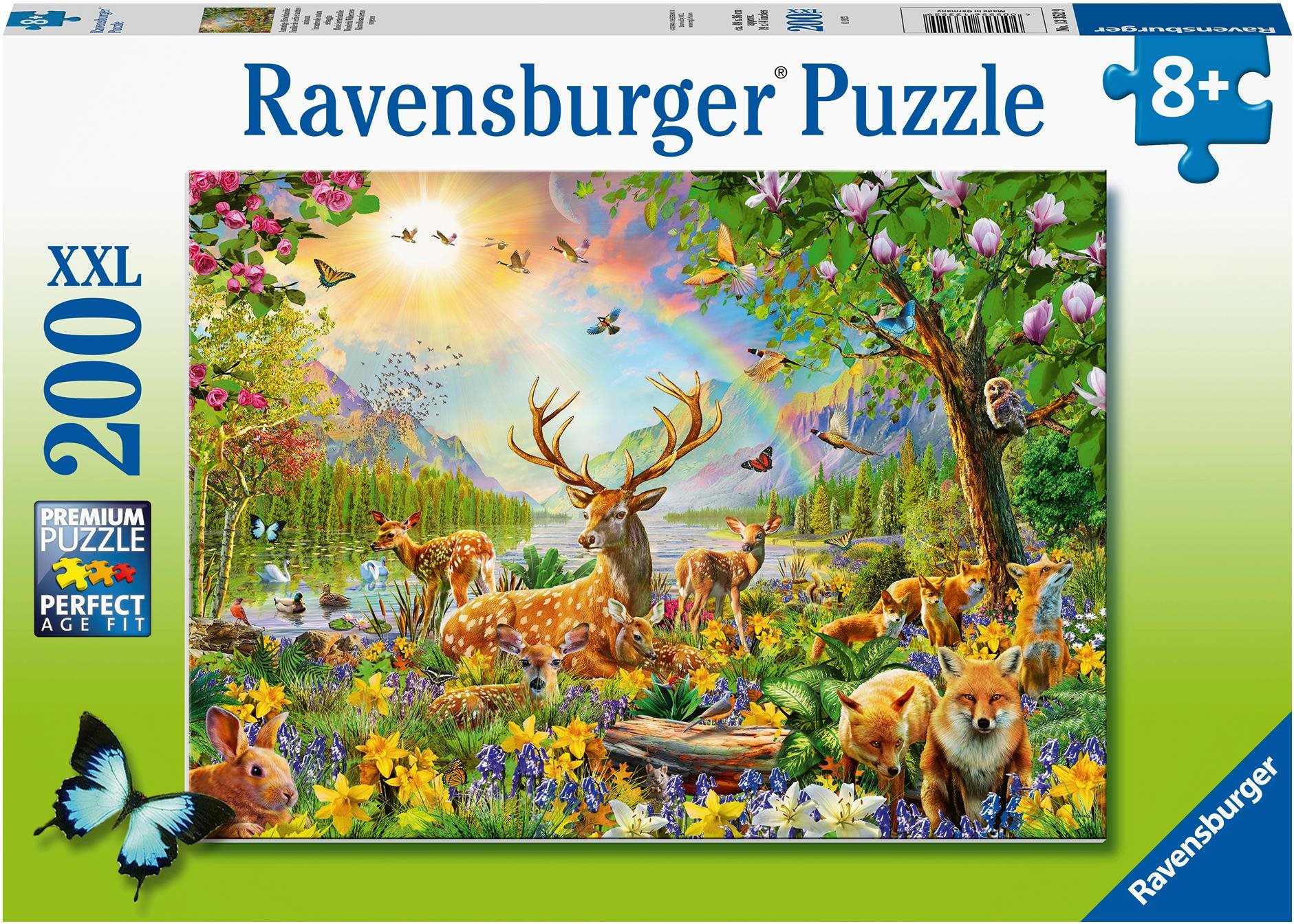 Ravensburger Puzzle 133529 Lesné Zvieratá 200 Dielikov