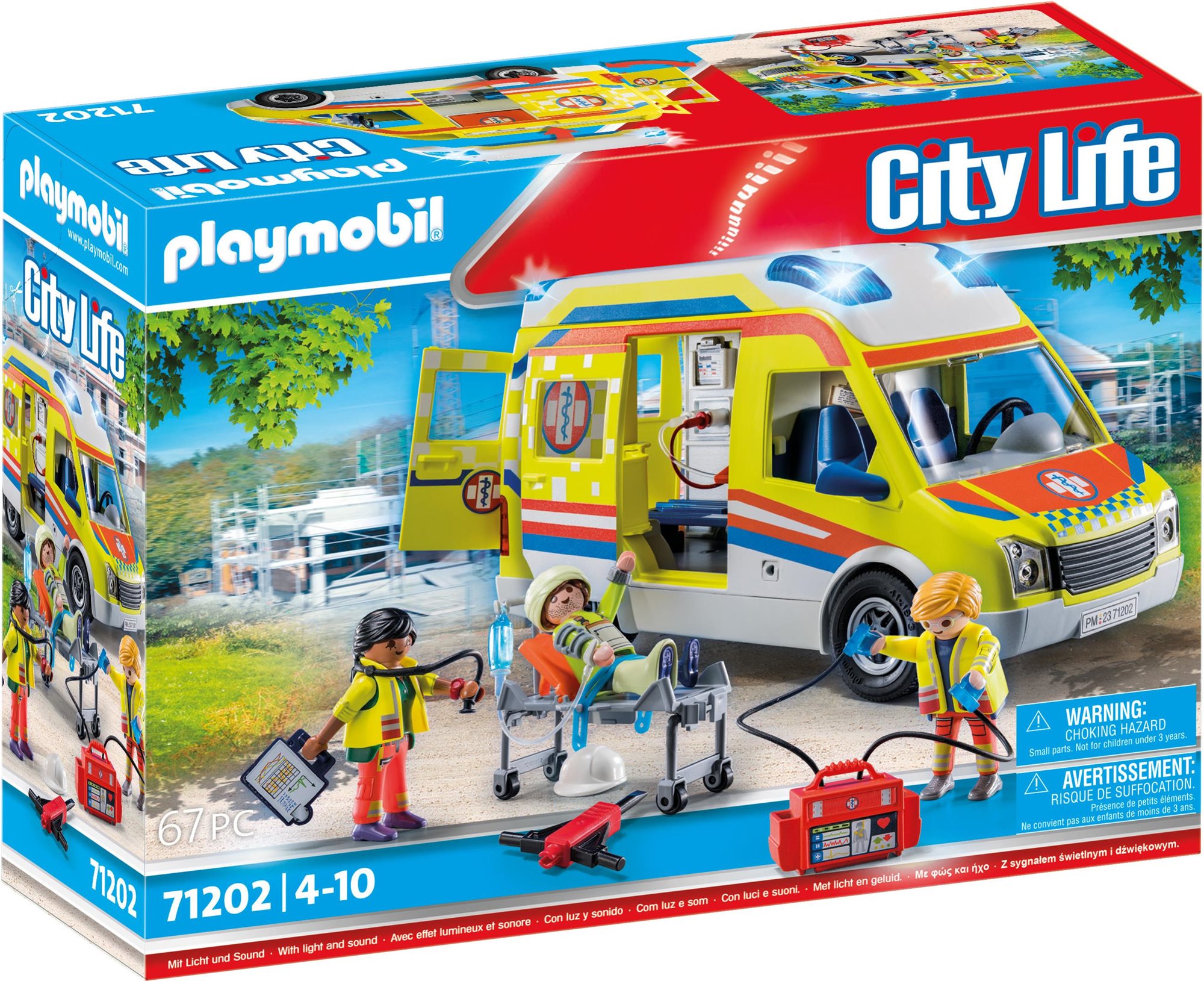 Playmobil 71202 Sanitka so zvukom a svetlom