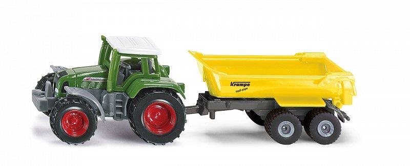 Siku Blister – traktor Fendt s prívesom Krampe