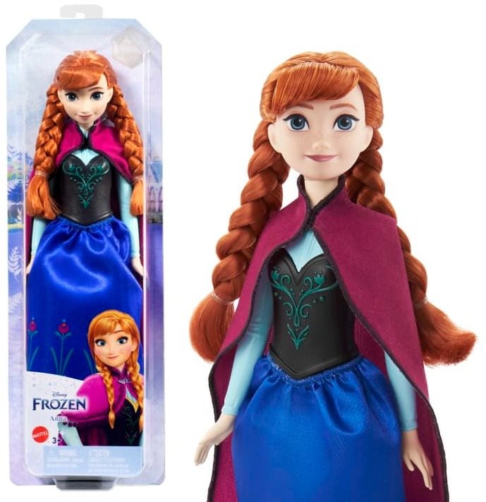 Frozen Bábika – Anna V Modro-Čiernych Šatách