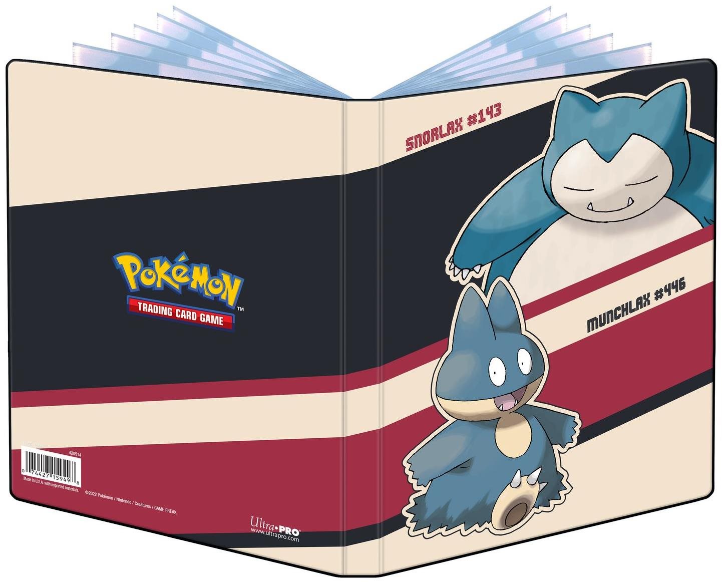Pokémon UP: GS Snorlax Munchlax – A5 album na 80 kariet