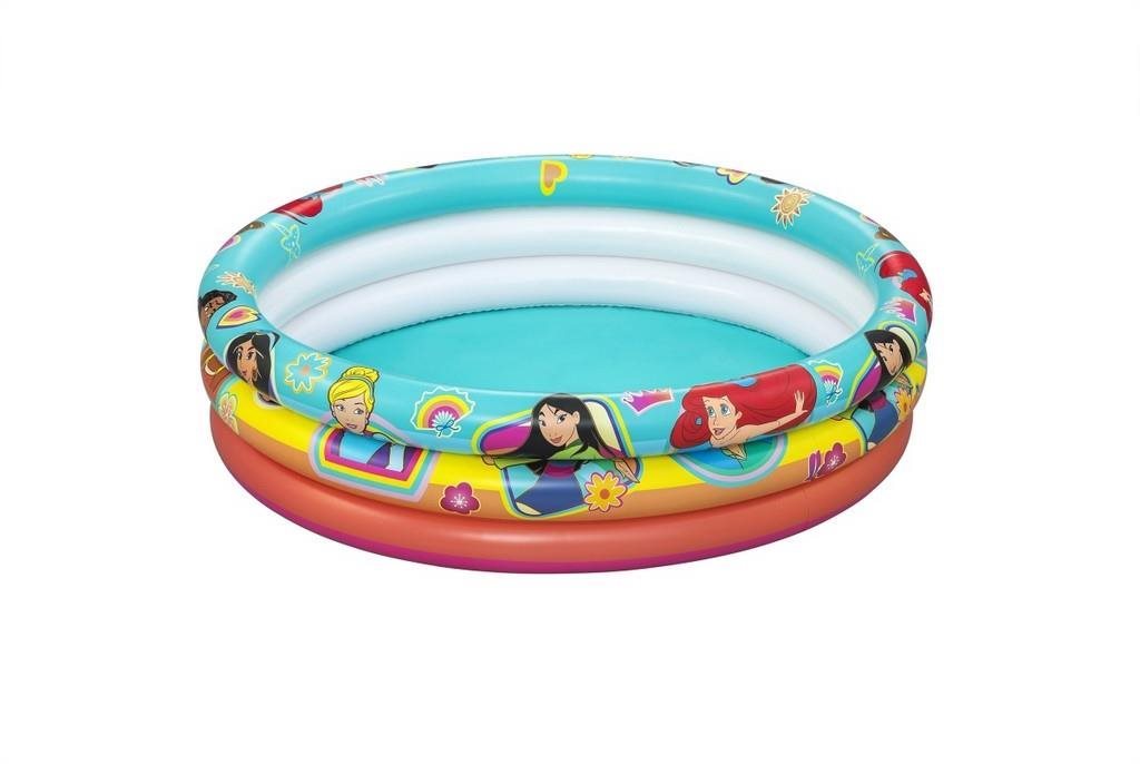 Bestway Bazénik Disney Princess trojkomorový 122 cm