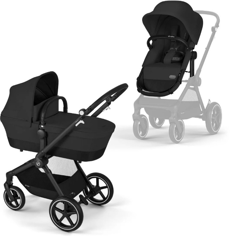 Cybex Eos Lux BLK Moon Black/black