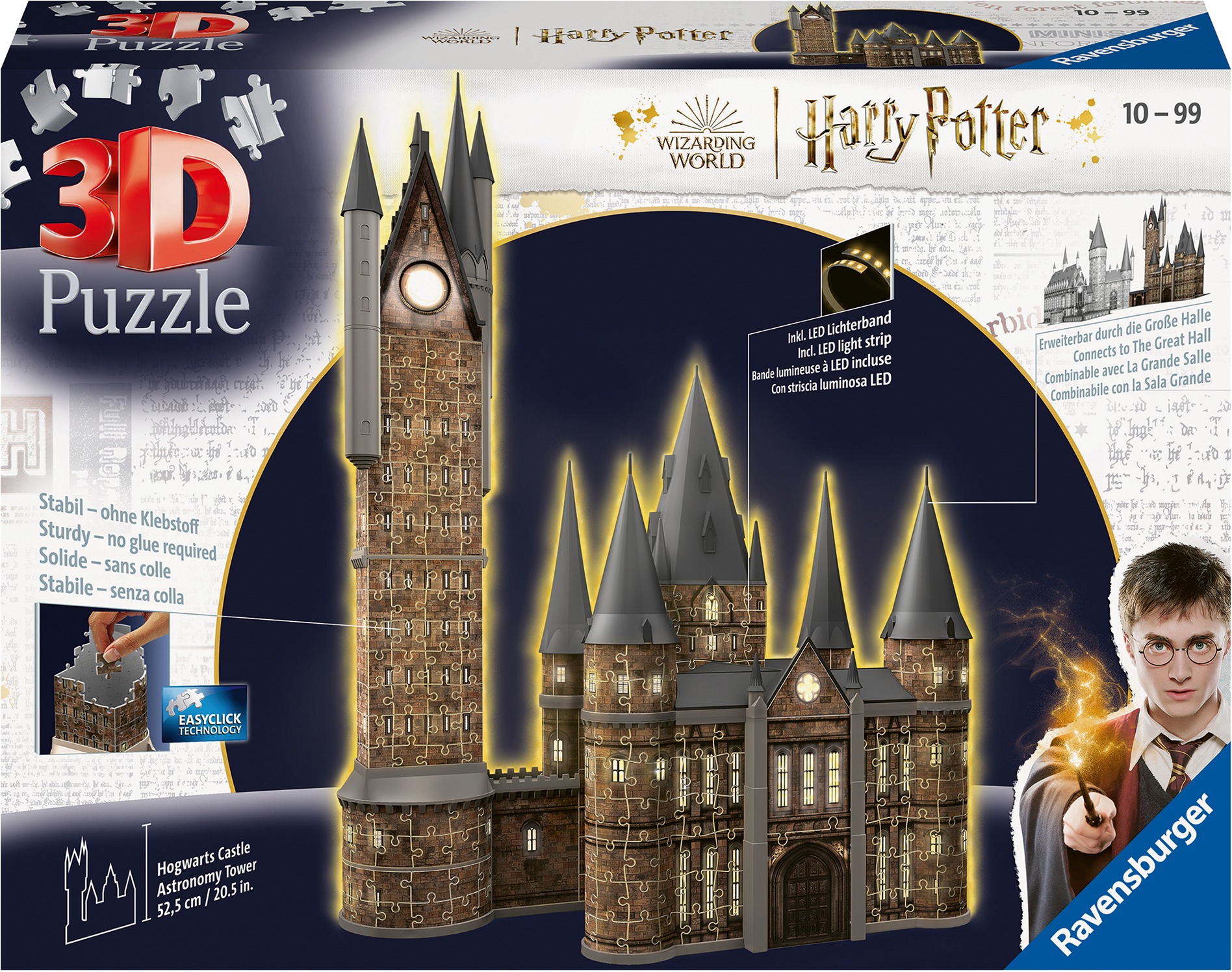 Harry Potter: Bradavicový hrad – Astronomická veža (Nočná edícia) 540 dielikov
