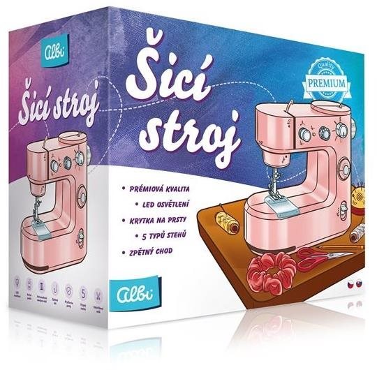 Šijací stroj – ružový