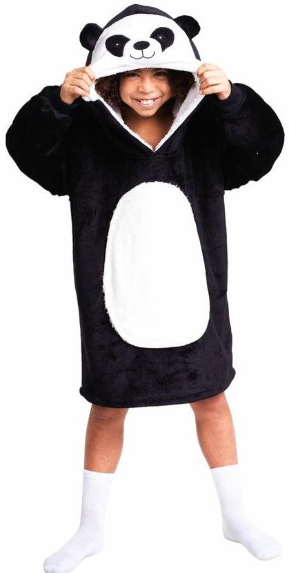 Cozy Noxxiez Panda – hrejivá televízna mikinová deka 7 – 12 rokov