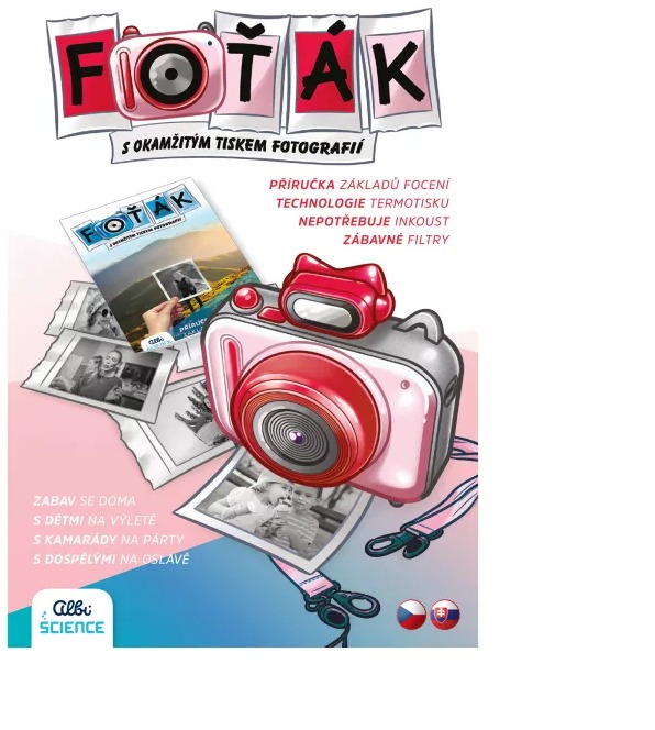 Foťák s termotlačou – ružový