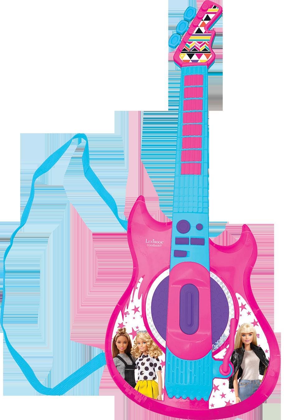 Barbie Electronická svietiaca gitara s mikrofónom v tvare okuliarov