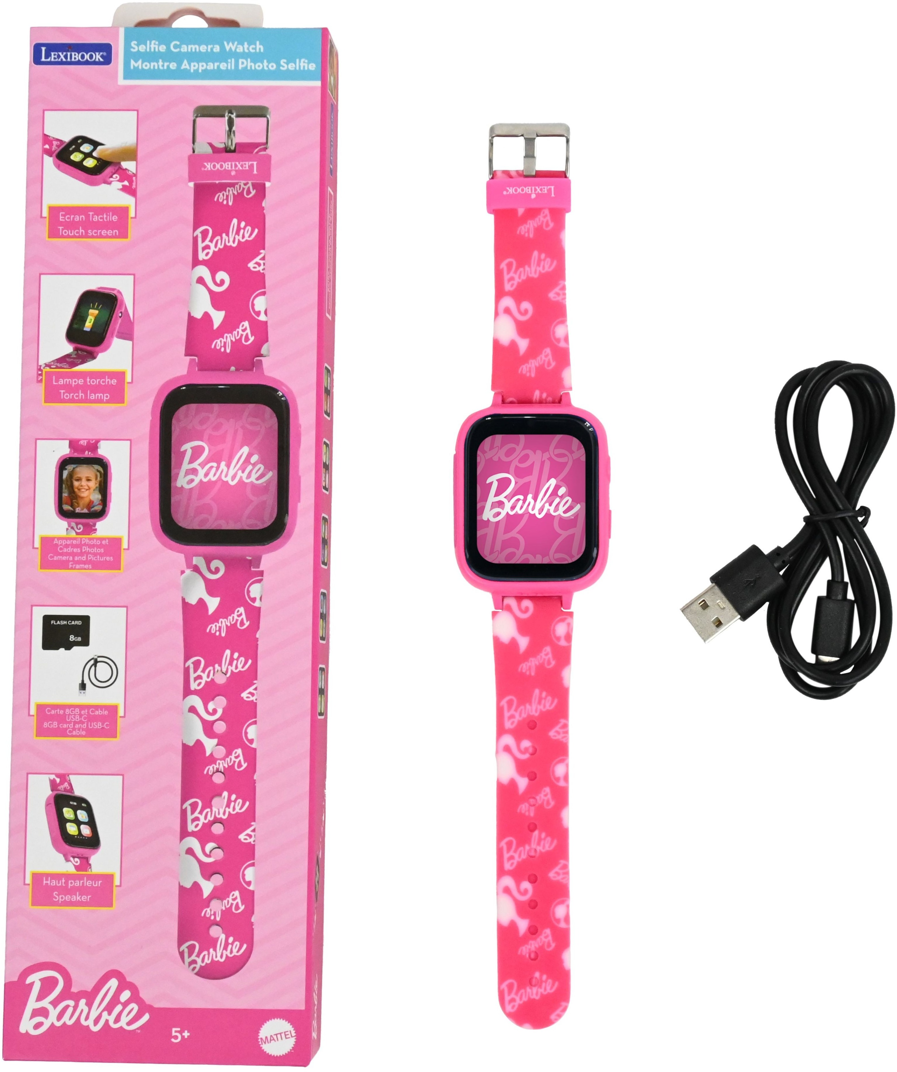 Detské smart hodinky Barbie s 8 GB pamäťovou kartou