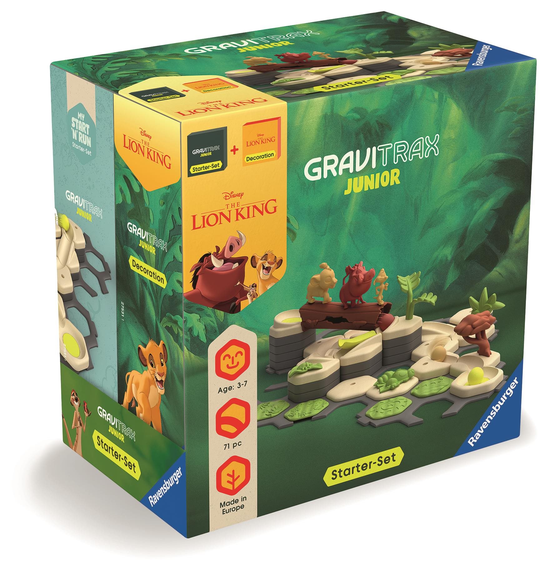 GraviTrax Junior Bundle: Štartová súprava Štart + Disney: Leví kráľ