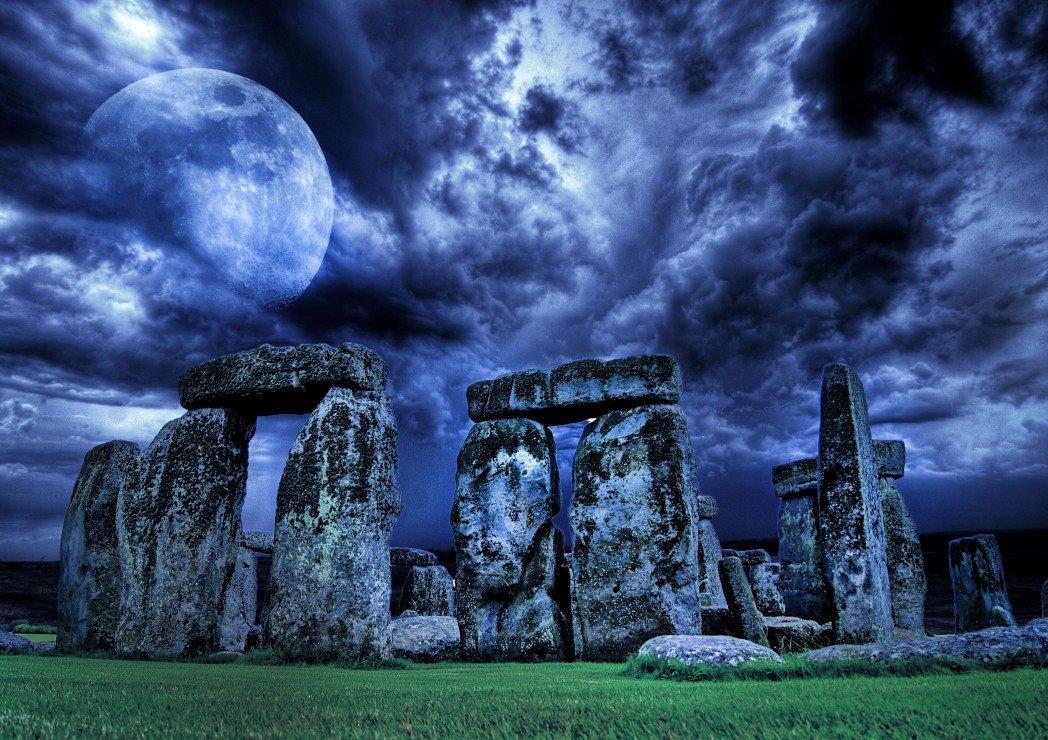 BLUEBIRD Puzzle Stavby - Stonehenge, Velká Británie 1000 dílků