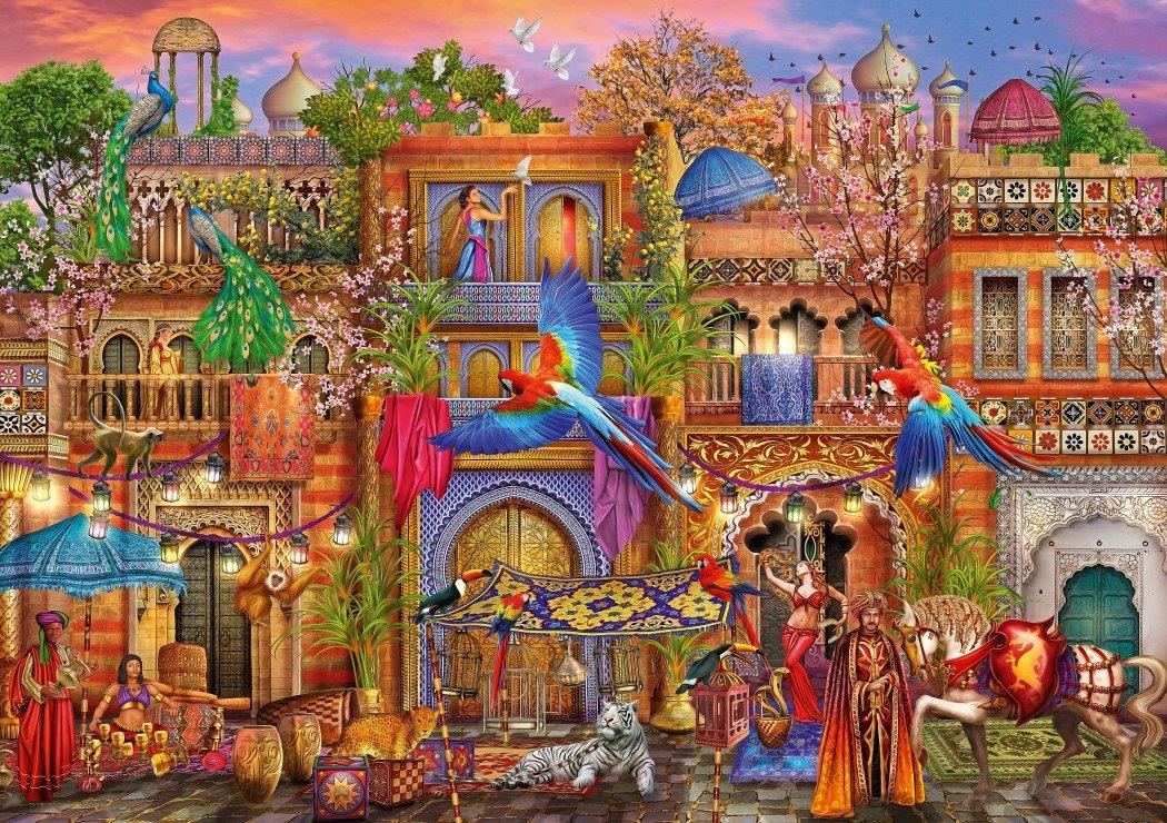BLUEBIRD Puzzle Stavby I. – Arabská ulica 4000 dielikov