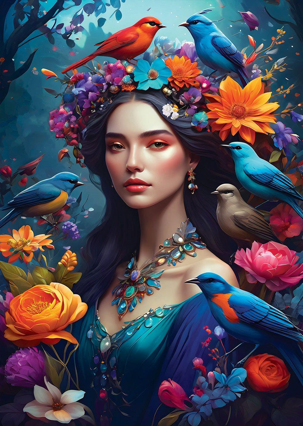 BLUEBIRD Puzzle dievča Diana 1000 dielikov