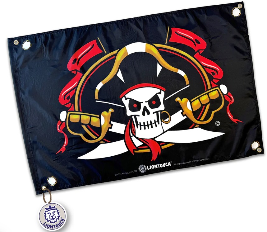 Liontouch Vlajka – Captain Cross – 70 × 100 cm