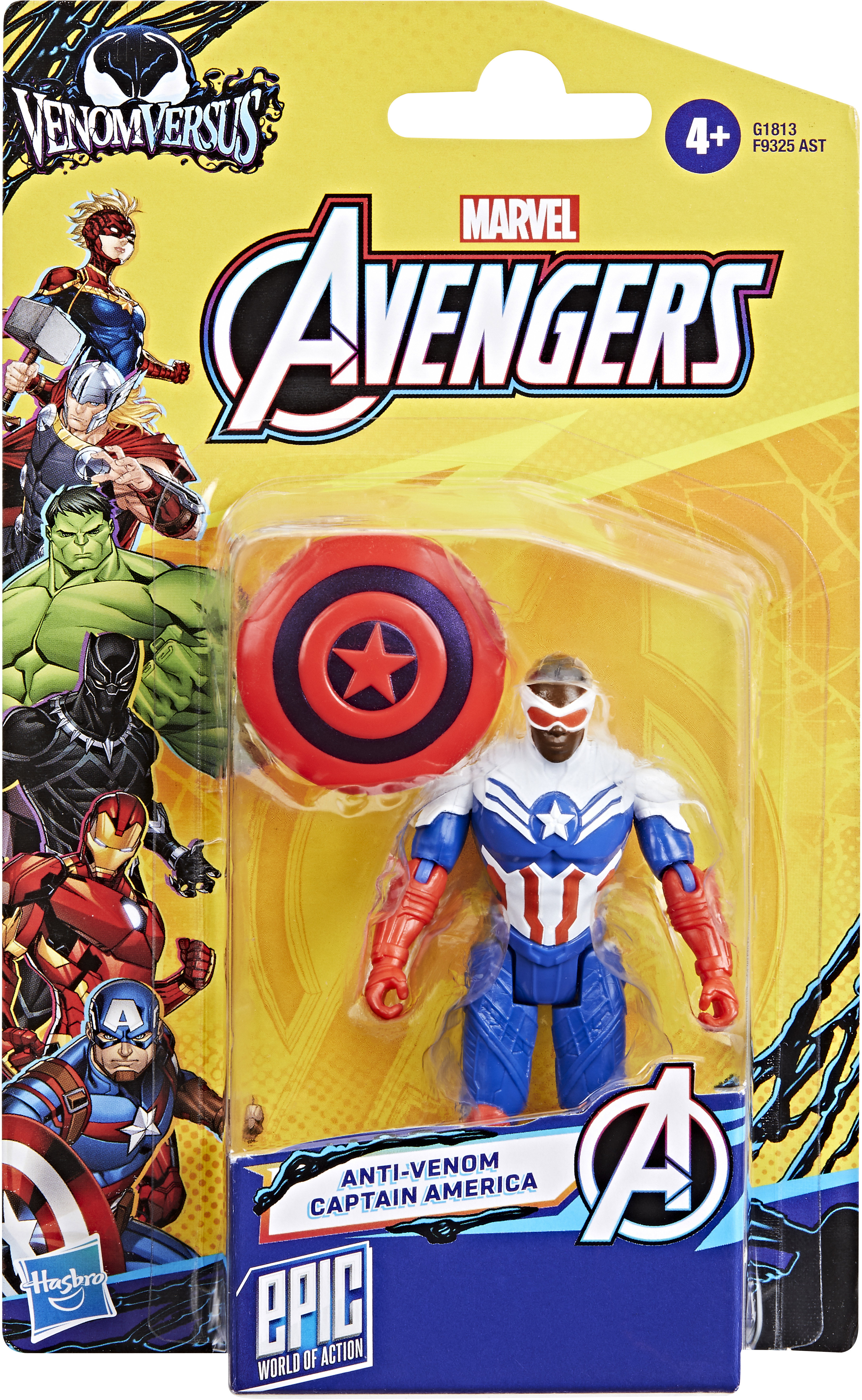 Avengers Venomversus Anti-Venom Kapitán Amerika 10 cm