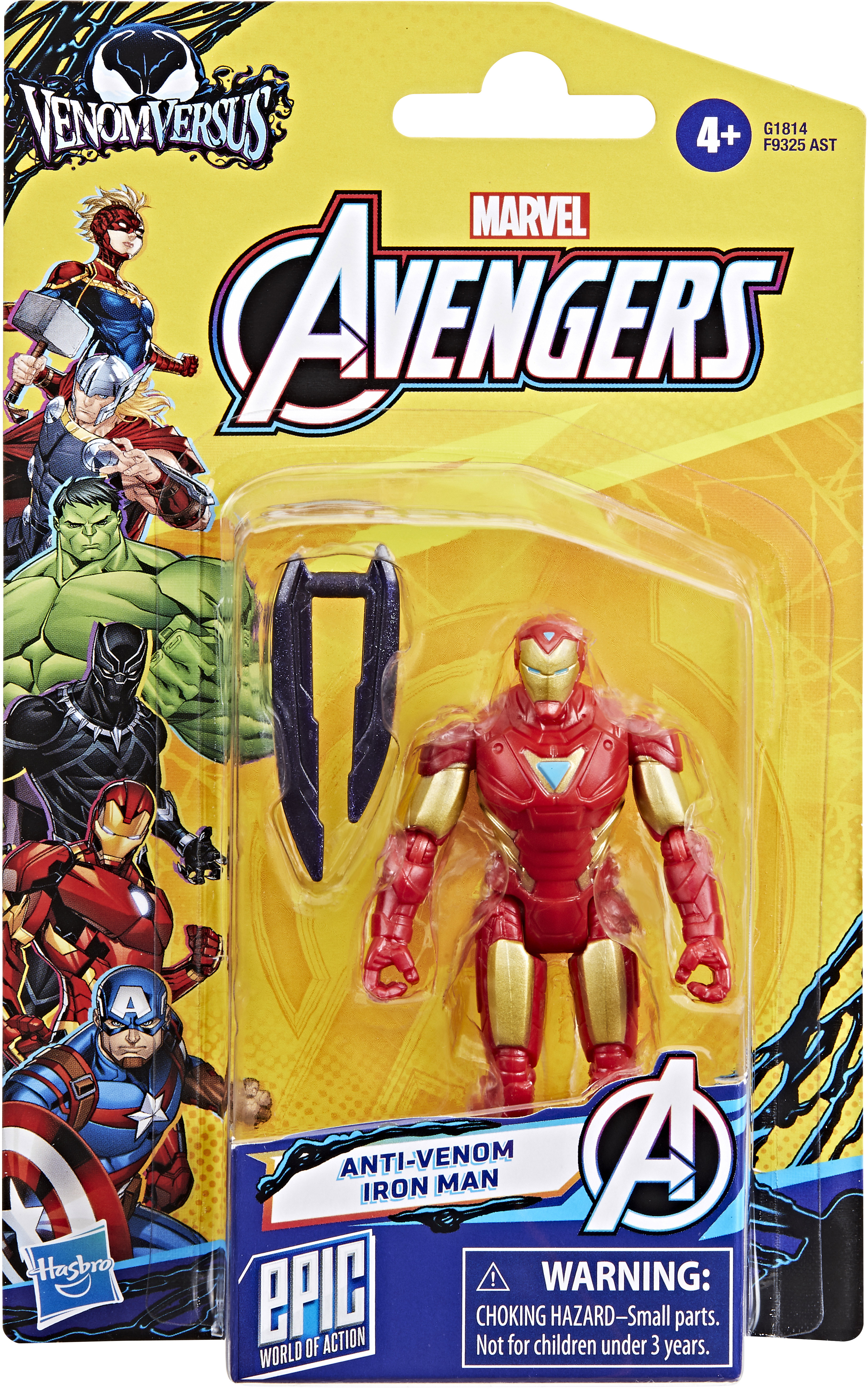 Avengers Venomversus Anti-Venom Iron Man 10 cm