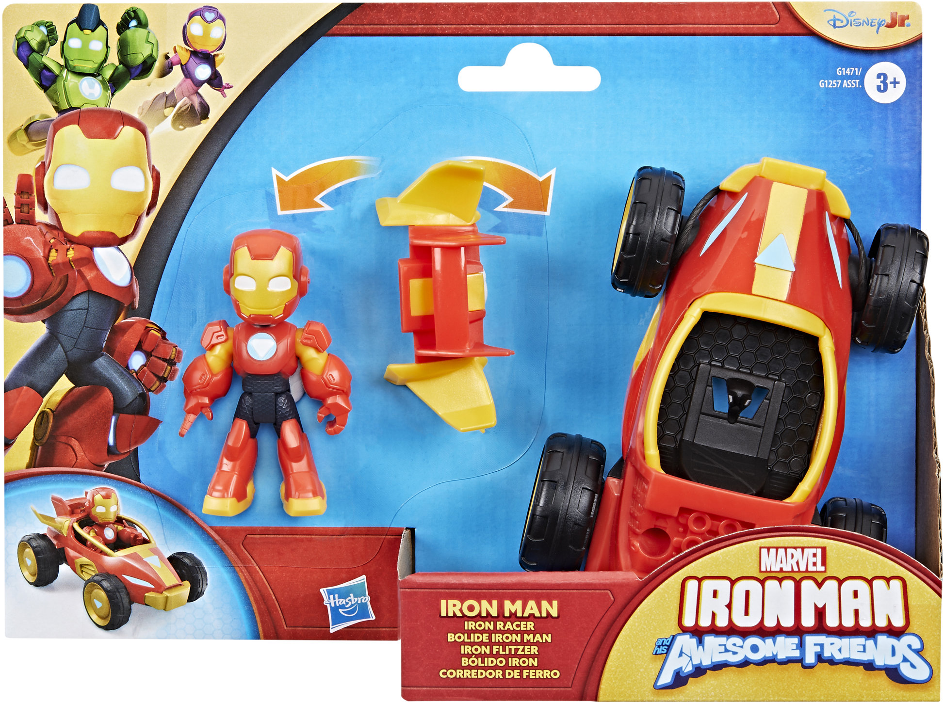 Marvel Iron Man and His Awesome Friends Iron Man Vozidlo a Figúrka