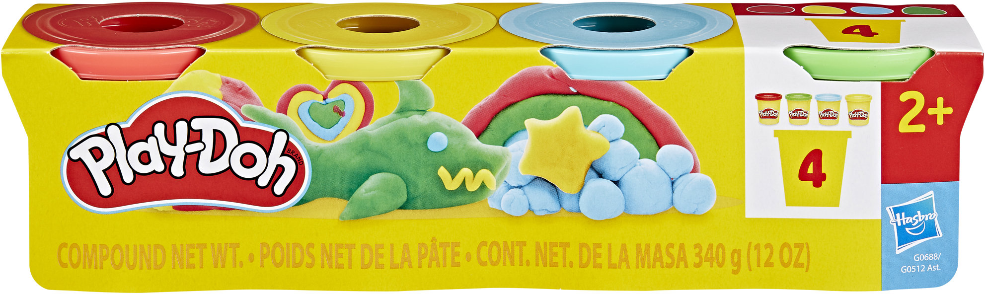 Play-Doh Balenie 4 ks téglikov 85 g