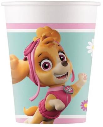 GODAN Papierové kelímky Labková patrola Skye a Everest – Paw patrol, 200 ml, 8 ks