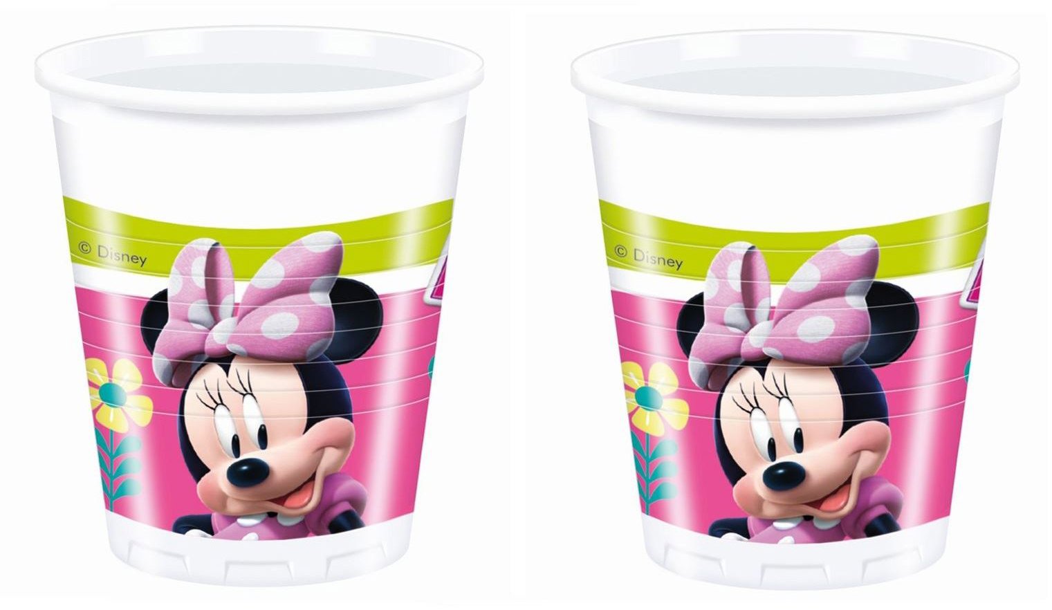 Godan myška Minnie, happy helpers, plastové, 200 ml, 16 ks