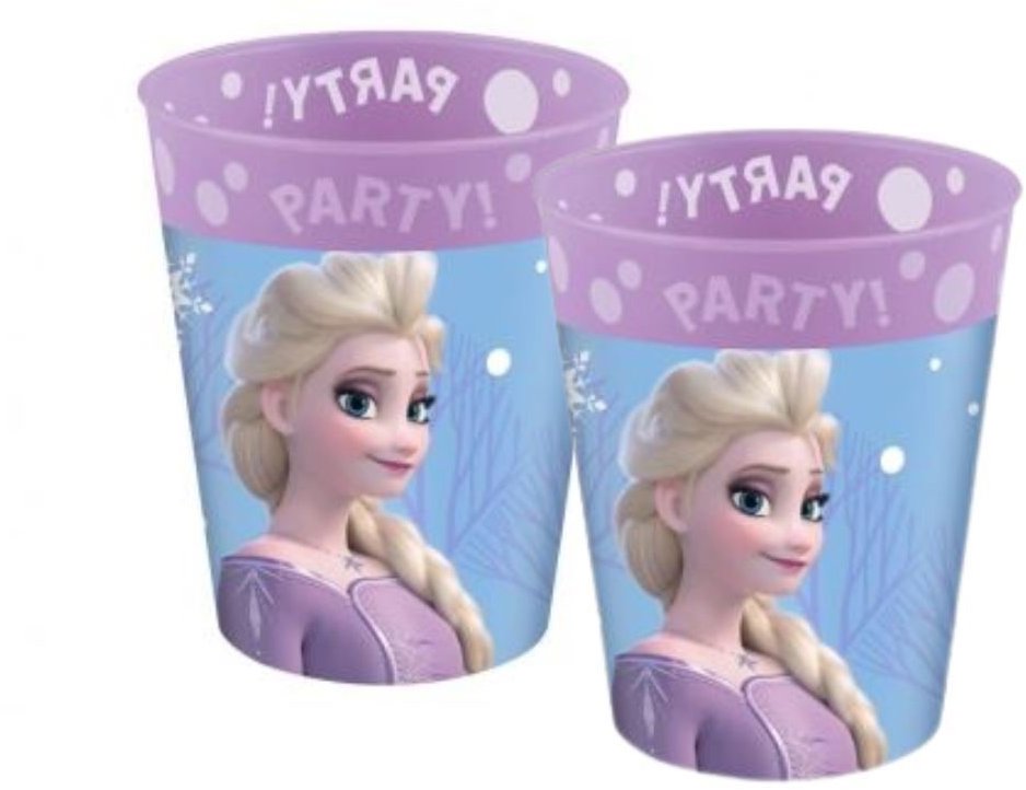 GODAN Plastový téglik frozen 2/ľadové kráľovstvo 250 ml, 2 ks