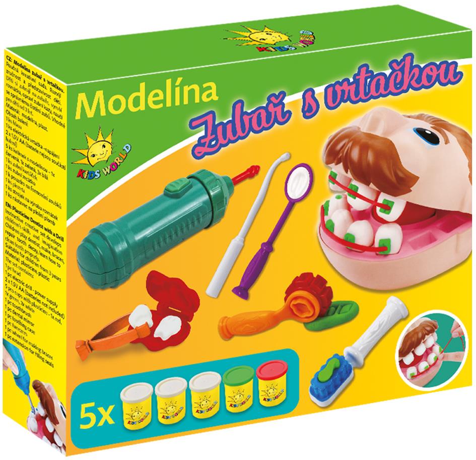 Kids World Modelína zubár s vŕtačkou