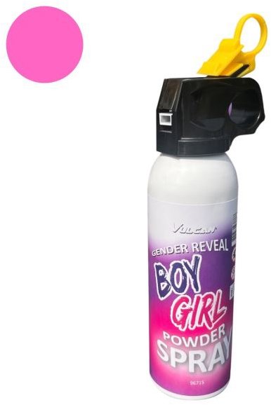 Funny Fashion Prášok v spreji, gender reveal, boy or girl, ružový