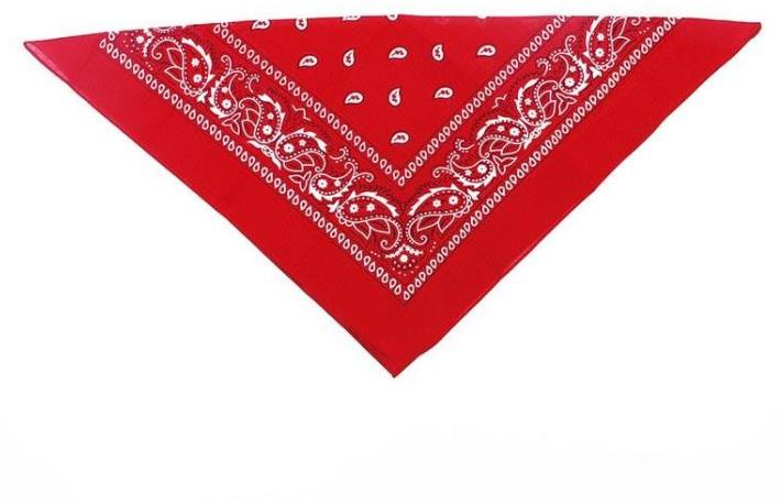 Rappa Šatka kovbojská western 53 × 53 cm červená