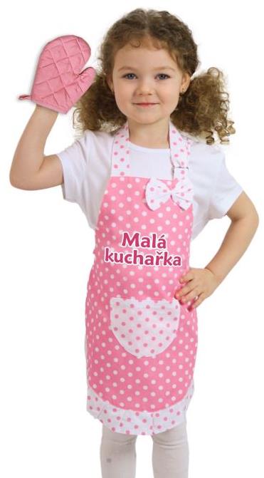 Rappa Detská sada malá kuchárka 3 – 7 rokov 2 ks