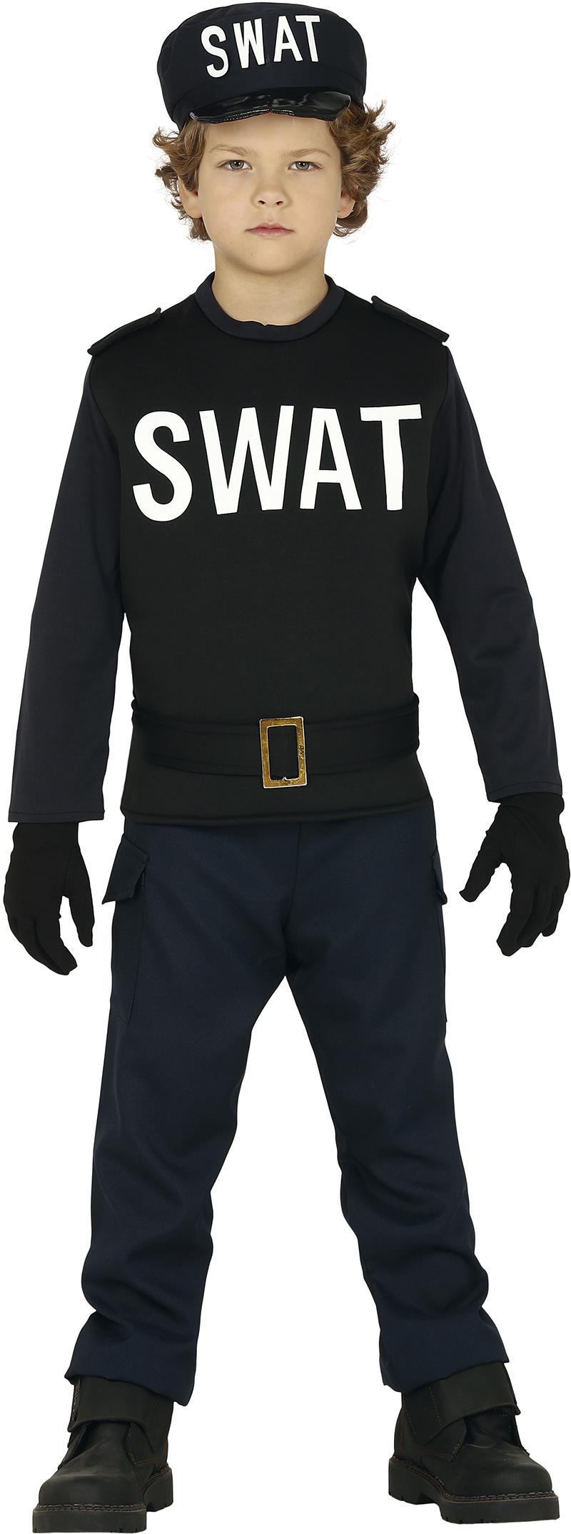 GUIRCA Policajt SWAT detský kostým 5 – 6 rokov