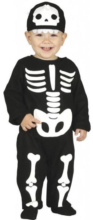 Guirca Detský kostým kostlivec, halloween, veľ. 12-18 mesiacov