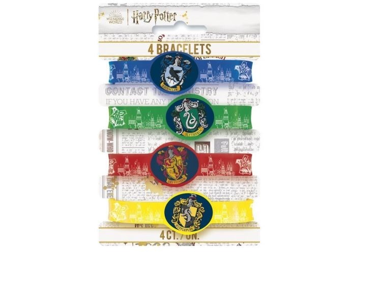 Unique Gumové náramky Harry Potter, 4 ks