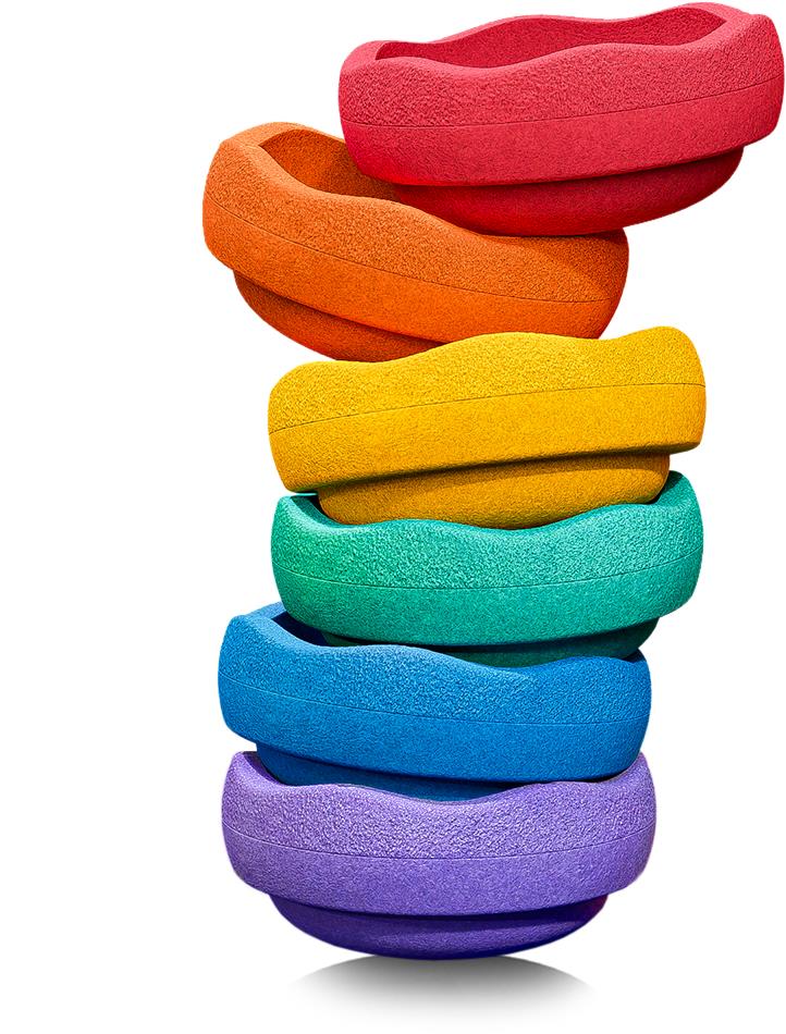 Stapelstein Original Rainbow classic