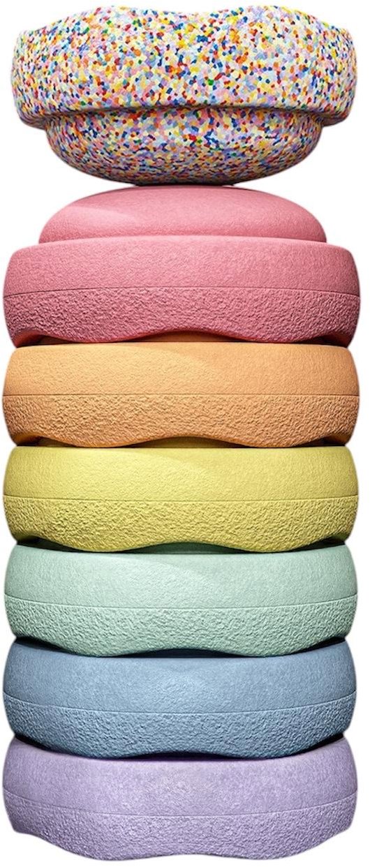 Stapelstein Special Mini rainbow pastel