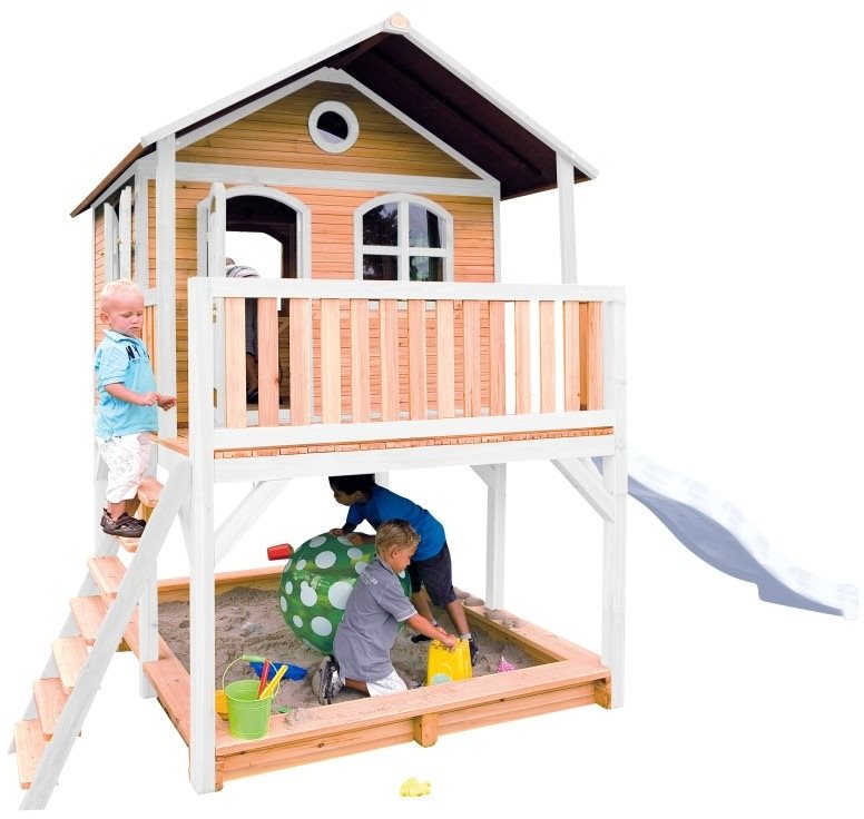 Axi detský domček Marc biela/hnedá