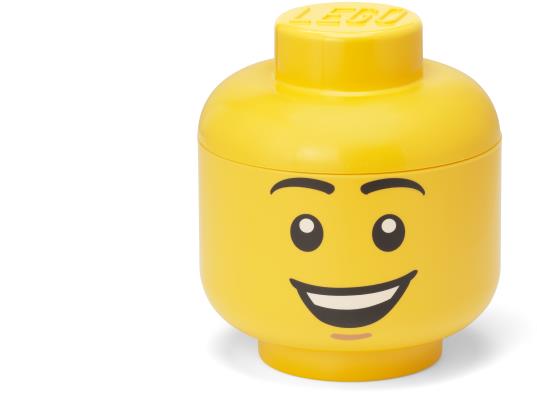 LEGO úložná hlava (veľ. S) – šťastný chlapec