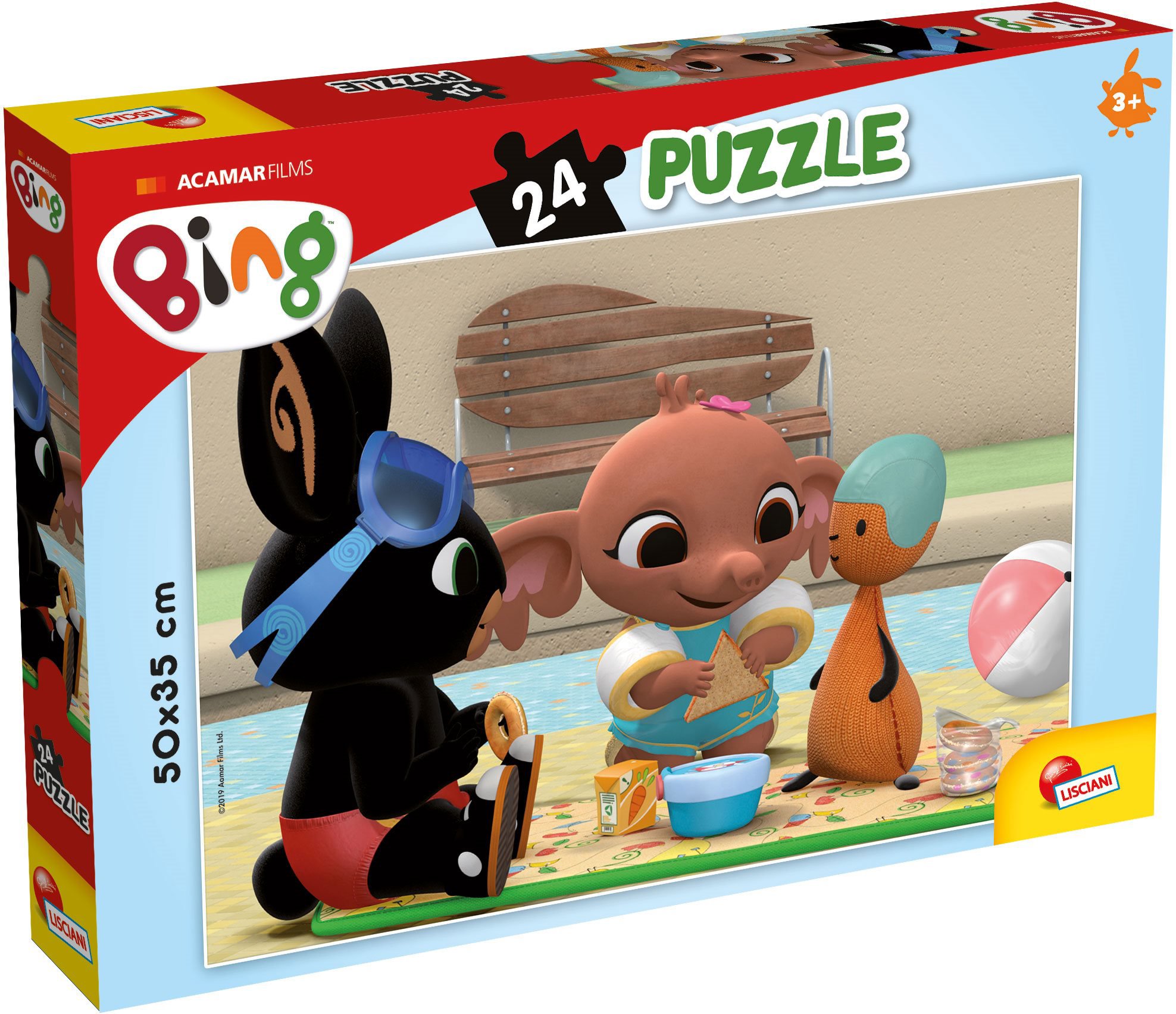 Lisciani Puzzle 24 dielikov Bing: Piknik