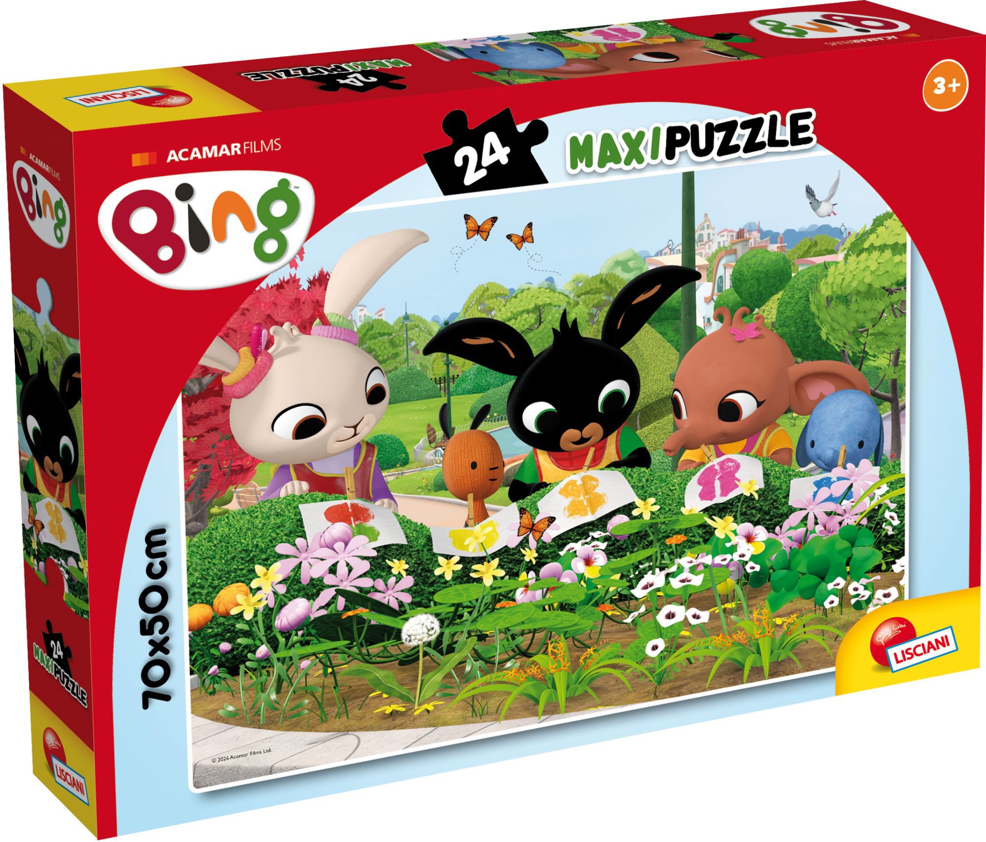 Lisciani Puzzle MAXI 24 dielikov Bing: Poďme pozorovať prírodu!