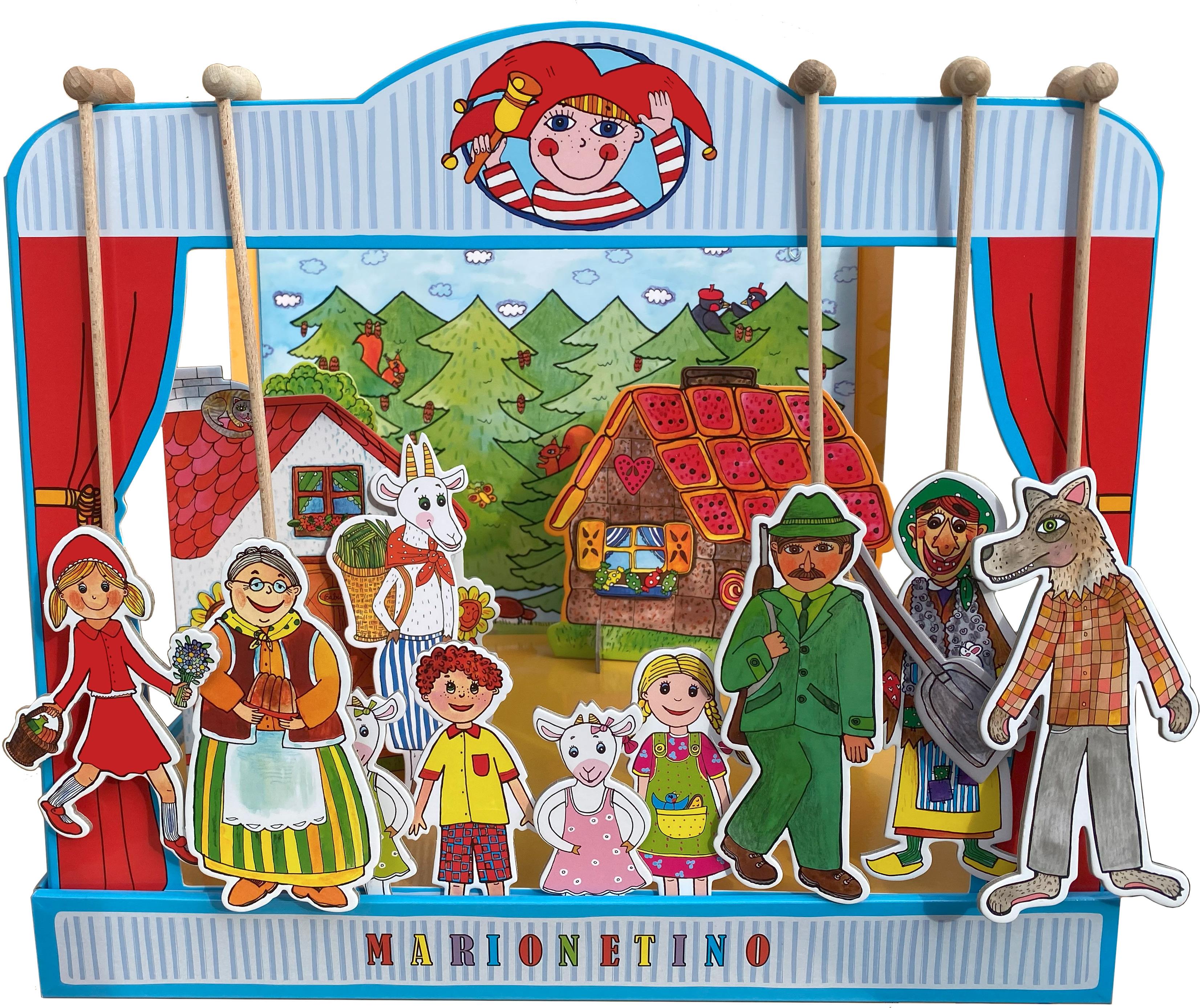 Marionetino Bábkové divadlo Trojrozprávka Červená Karkuľka
