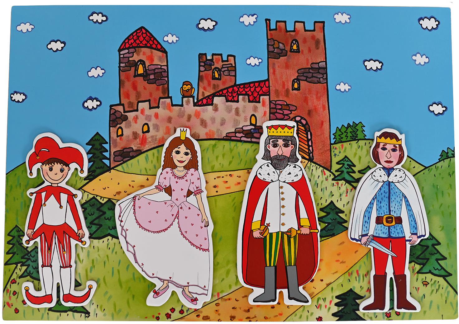 Marionetino Královská sada - Pohádka k divadlu - 4 loutky